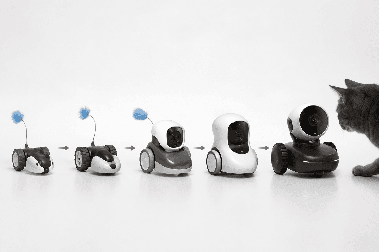 Mousr form evolution from pet robot toward a mobile home device