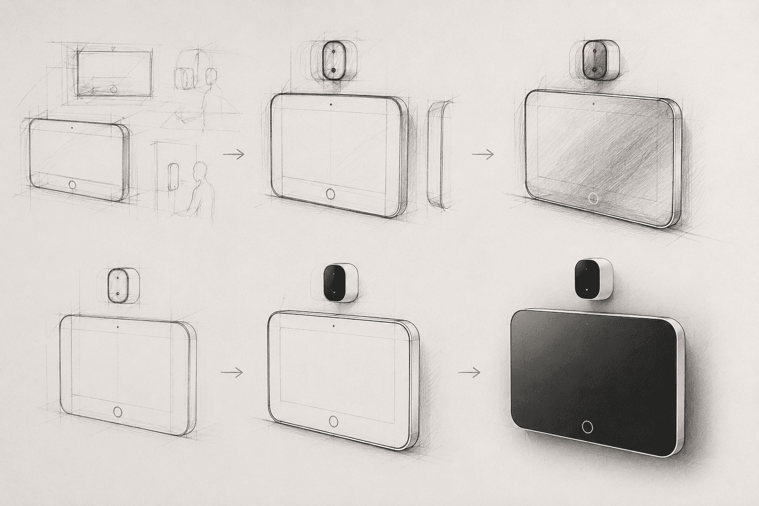 SENSORY wall display and sensor form exploration