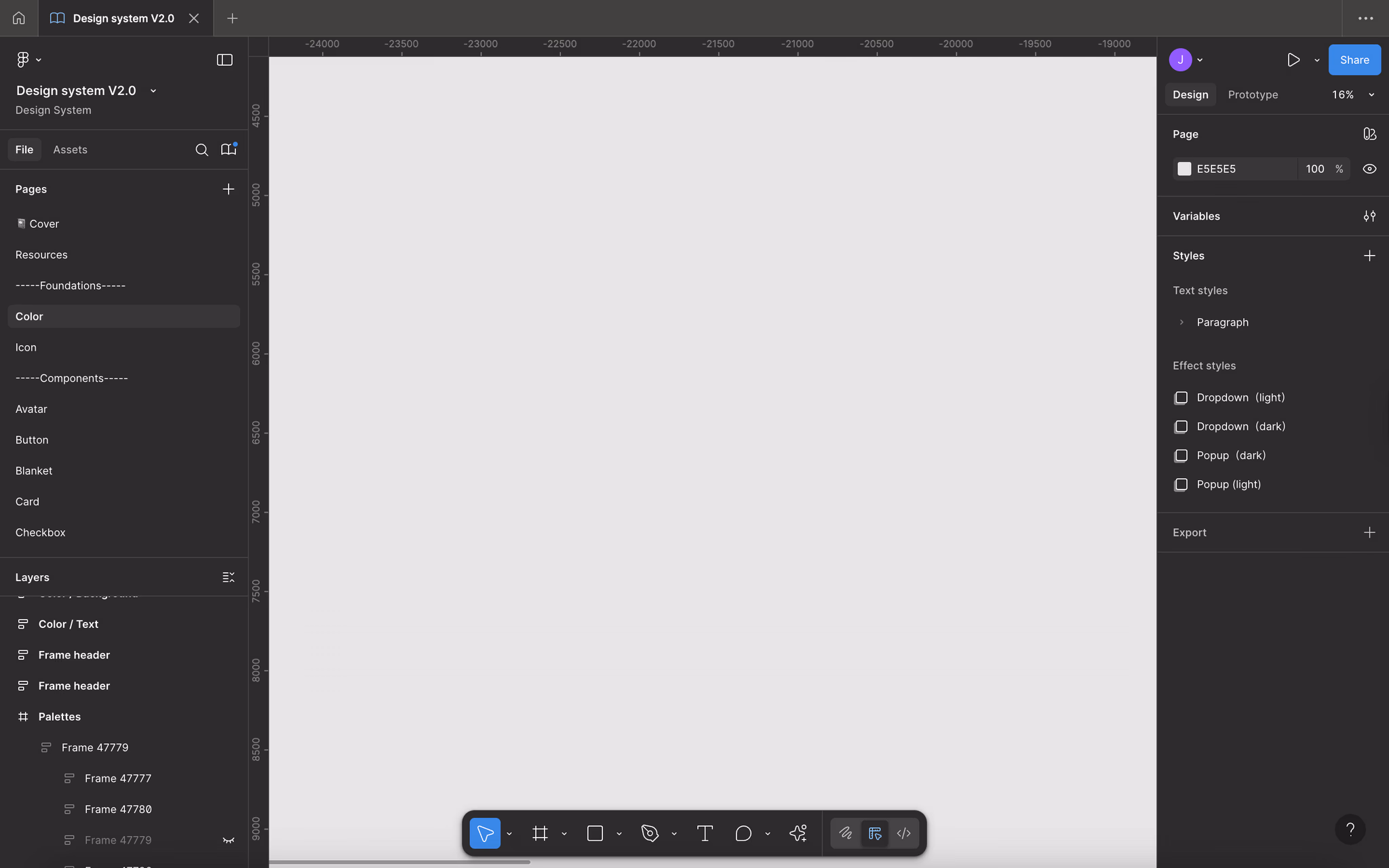 Fragmented component libraries